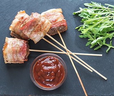 Steaks, AAA 4oz Bacon Wrapped Tenderloin Steaks, AAA 4oz Bacon Wrapped Tenderloin