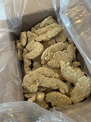 Chicken Fingers/Strips Breaded, 4kg Chicken Fingers/Strips Breaded, 4kg