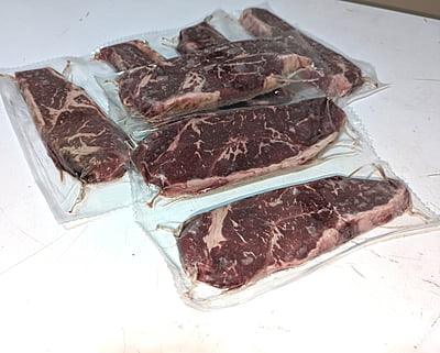 Steaks, AAA 8/10oz Striploin Steaks, AAA 8/10oz Striploin