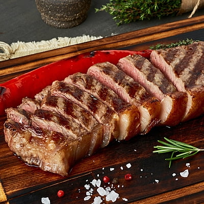 Steaks, AAA 8/10oz Striploin Steaks, AAA 8/10oz Striploin